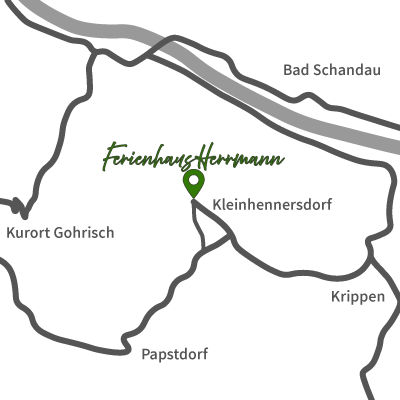 Anfahrtskarte zum Freienhaus Herrmann - hier klicken